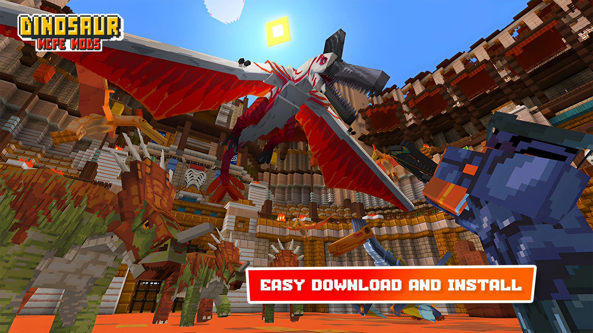 Dinosaur Craft Mods Minecraft screenshot